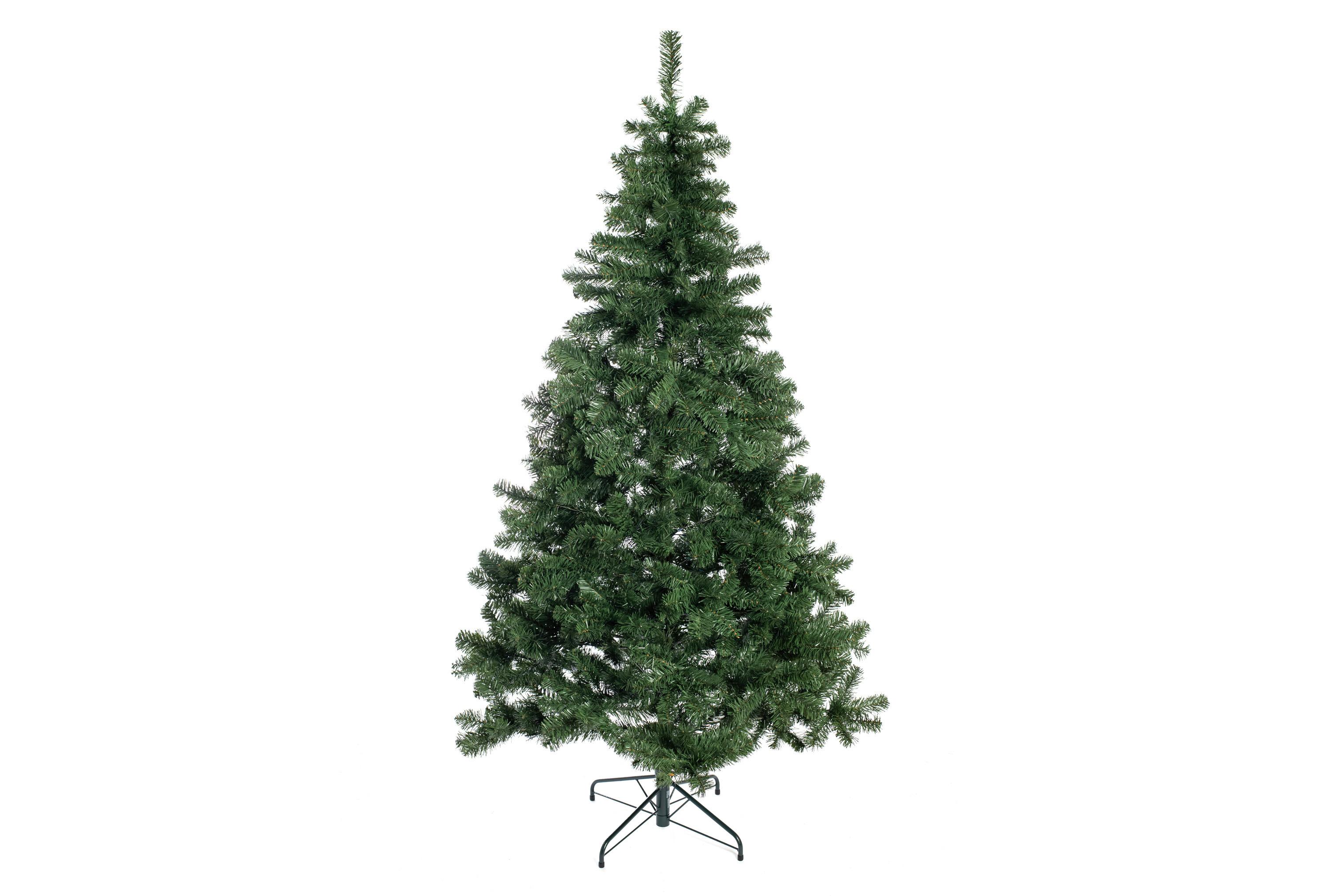 Weihnachtsbaum Evergreen Oxford Waldgrün H: ca. 210cm - Waldgrün, Basics, Kunststoff/Metall (124/210cm)