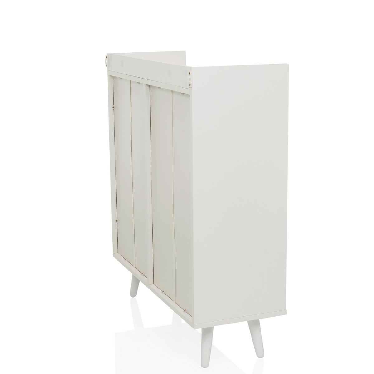 Komoda Myrdal, Bela - bela, Moderno, kovina/leseni material (80/90/30cm) - MID.YOU