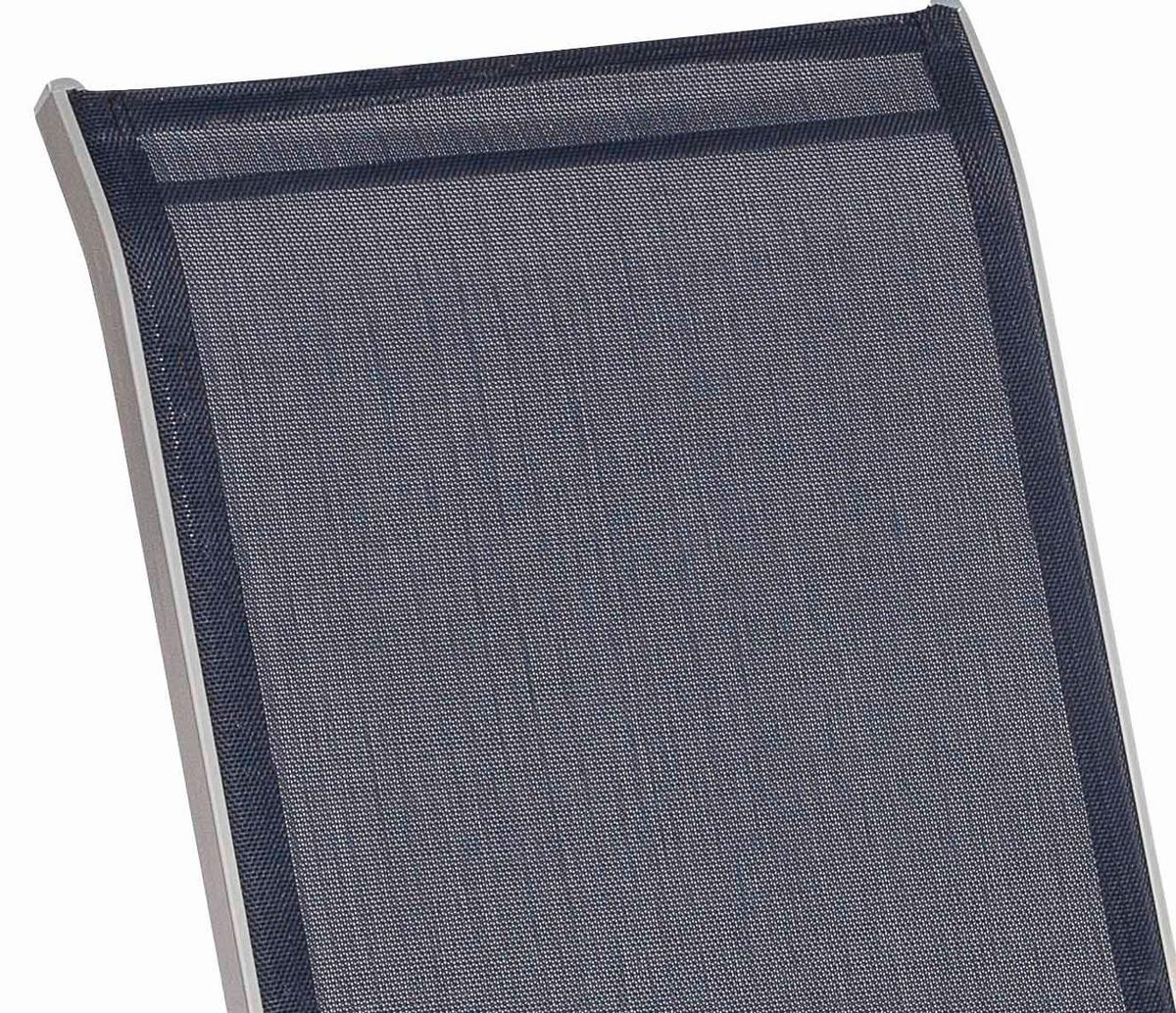 Vrtni Stol Amalfi, 2 Kos, Temno Modra - temno modra, Romantika, kovina/tekstil (56/97/76cm) - Gardenson