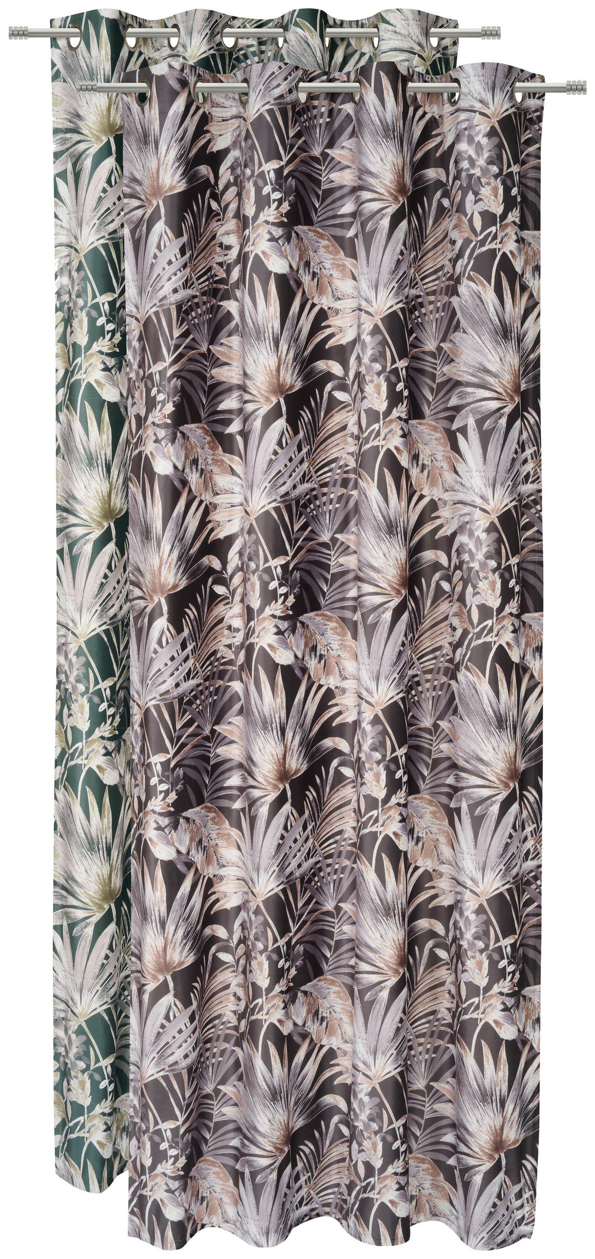 ZASŁONA NA PRZELOTKACH SELVA - zielony, Lifestyle, tkanina (140/245cm) - Esposa