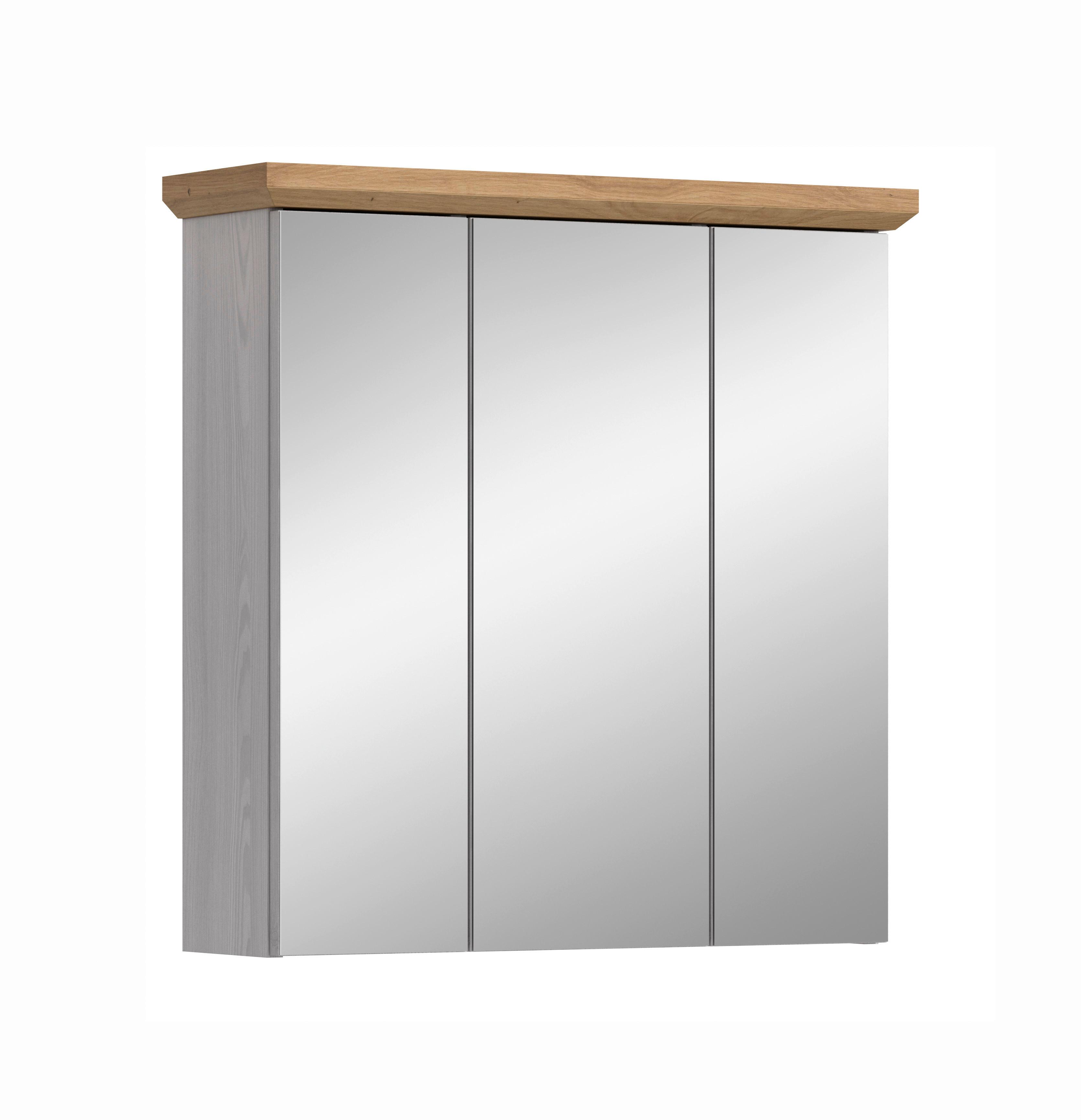 Spiegelschrank Verona Lärchenfarben - Trend, Glas/Holzwerkstoff (69/71/21cm) - MID.YOU