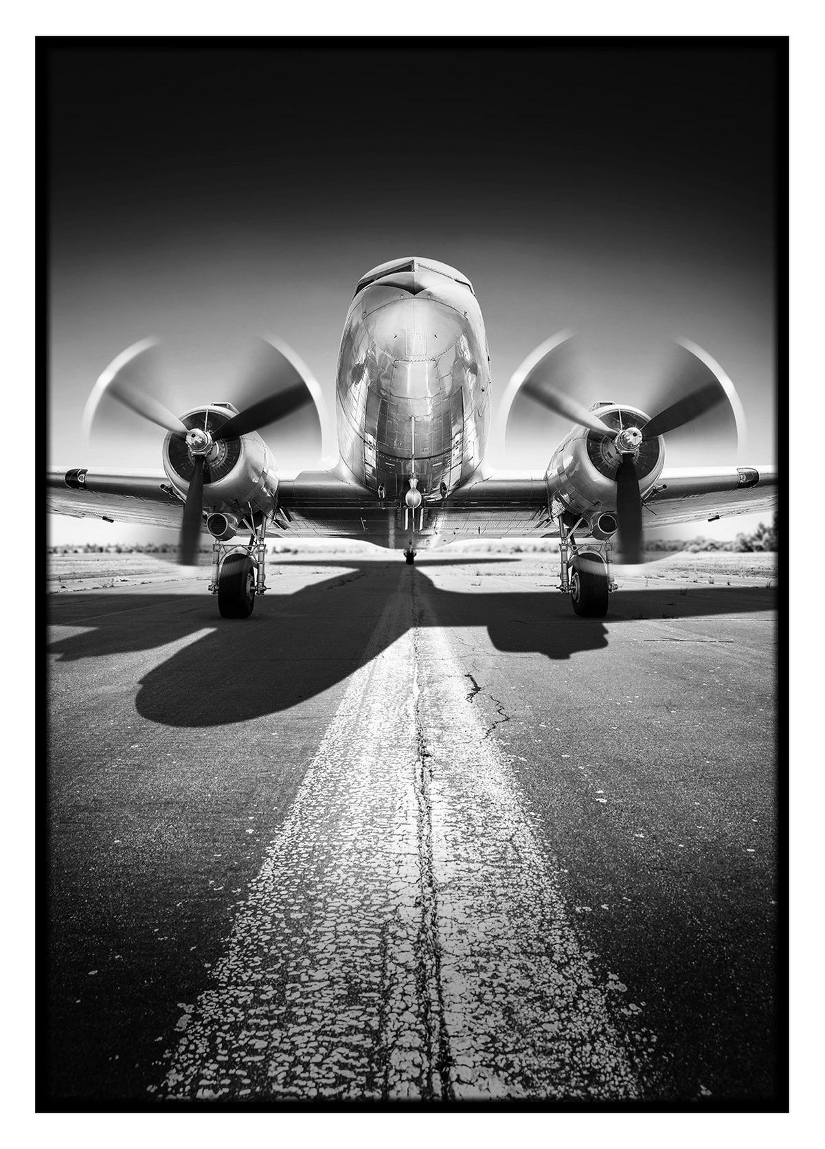 Kép Elena - fekete/fehér, fa/papír (50/70cm) - Mömax