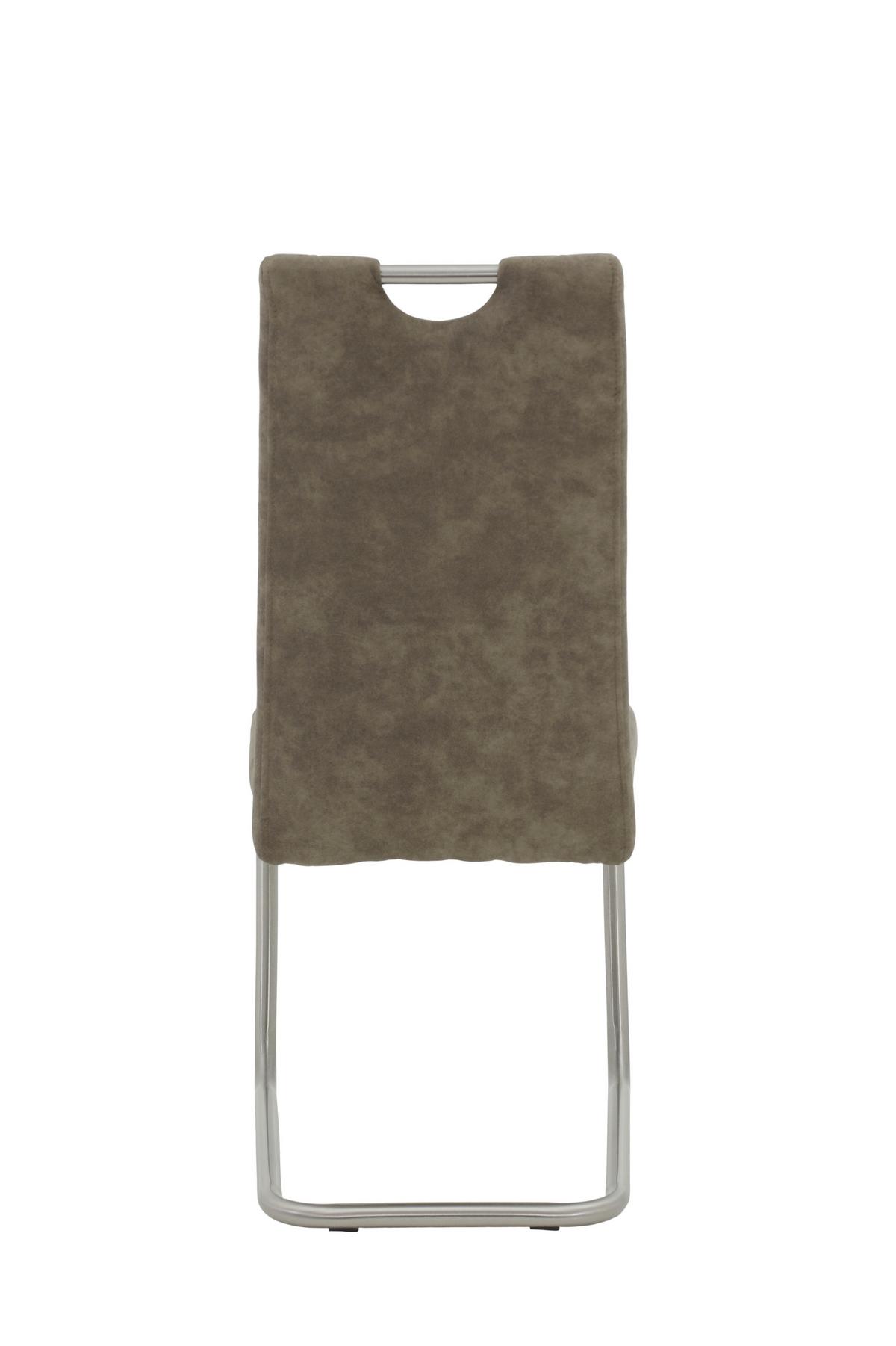 TISCHGRUPPE ULLA G - Schlammfarben/Eichefarben, MODERN, Holzwerkstoff/Textil (140-220/76/90cm) - MID.YOU