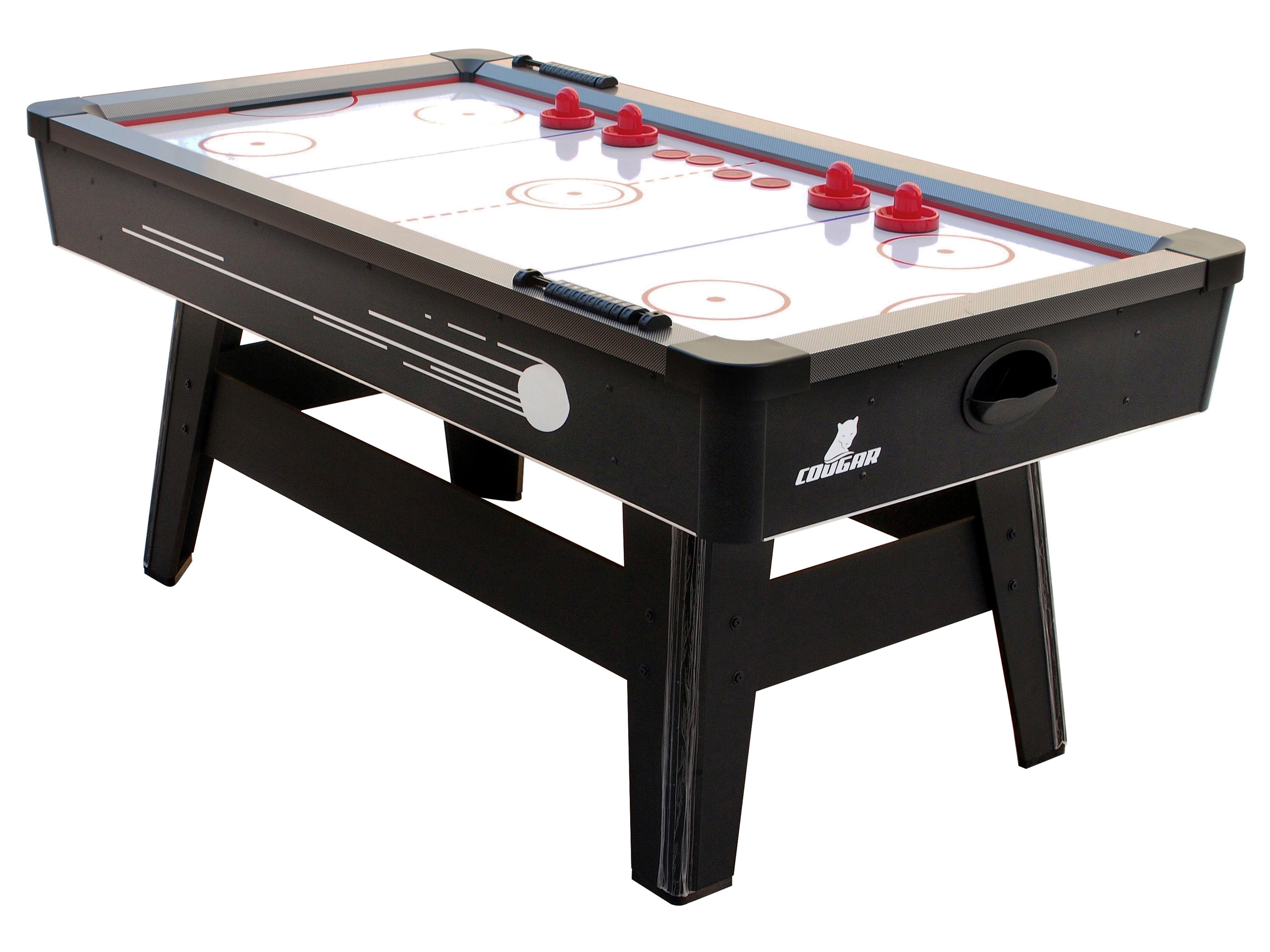 Airhockeytisch Hattrick Hero - Rot/Schwarz, Basics, Holz (97/81/183cm) - Ambia Garden