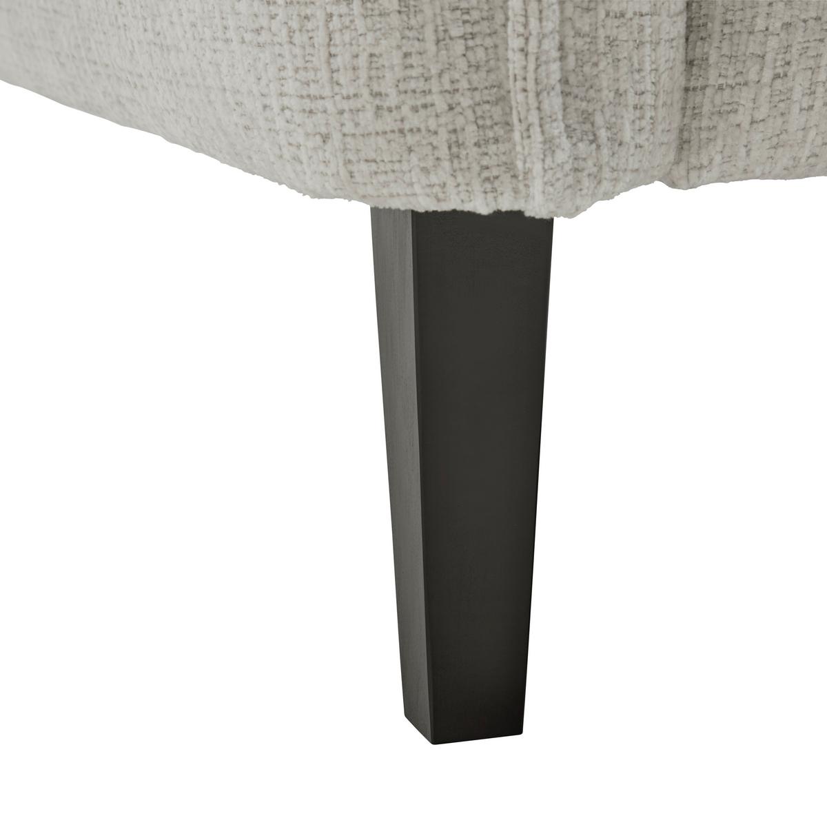3-Sitzer-Sofa Custom Creme - Creme/Schwarz, MODERN, Holz/Textil (183/85/92cm) - Mömax