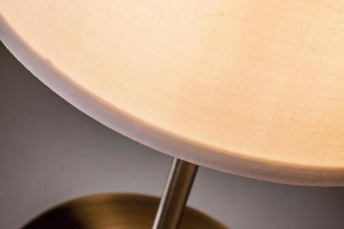 Tischleuchte Tessa in Creme max. 40 Watt - Creme, Design, Textil/Metall (25/45cm) - Paulmann