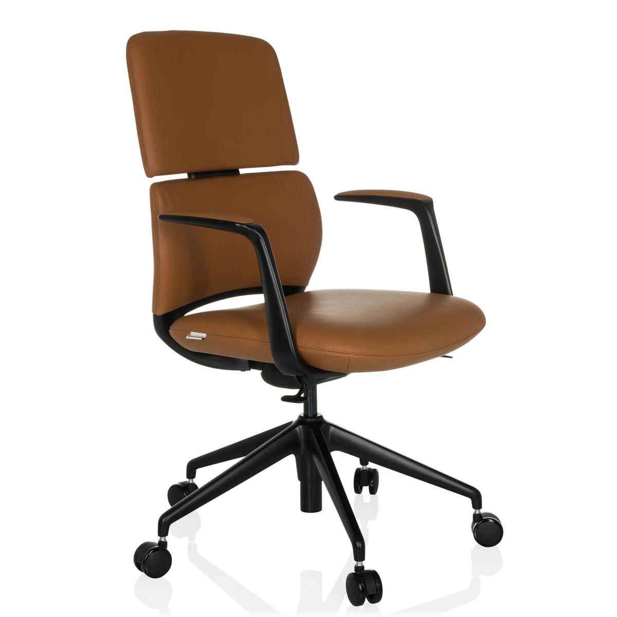 Vrtljivi Stol Atmos Designer - črna, Moderno, kovina/umetna masa (62/98-108/60cm) - MID.YOU