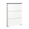 Ormarić Za Cipele Shoelove - bijela/siva, Moderno (95/133/18cm) - Modern Living
