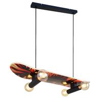 Hängeleuchte Sketi Schwarz max. 40 Watt - Schwarz, MODERN, Metall (78/20,5/120cm)