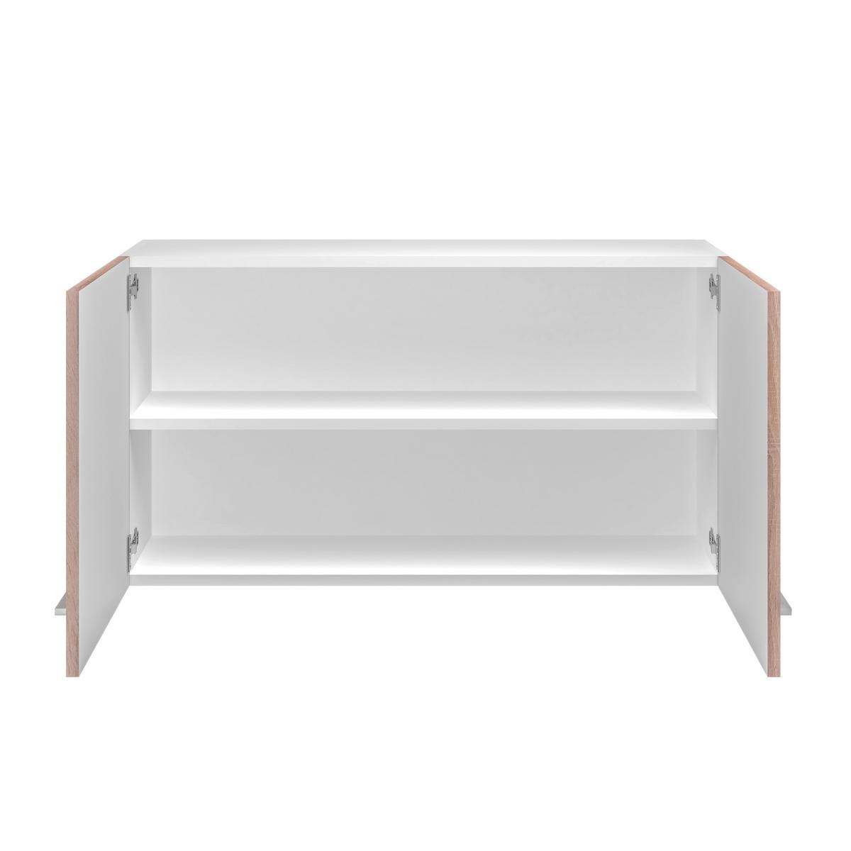 Kuhinjski Blok Brez Aparatov Samoa 955 - bela/barve aluminija, Konvencionalno, umetna masa/leseni material (270cm) - FlexWell