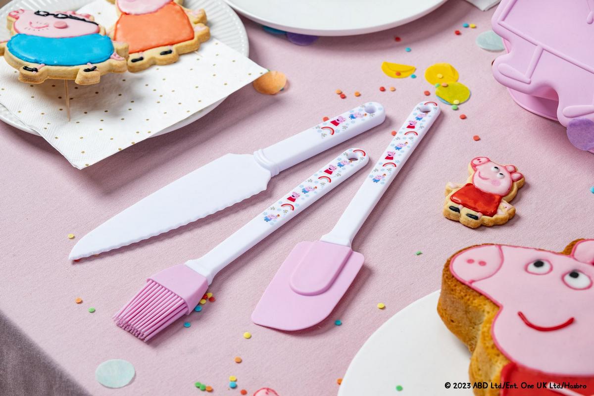 Lopatica Za Testo Pujsa Pepa - večbarvno, Trend, umetna masa (1/8/27cm) - Dr.Oetker