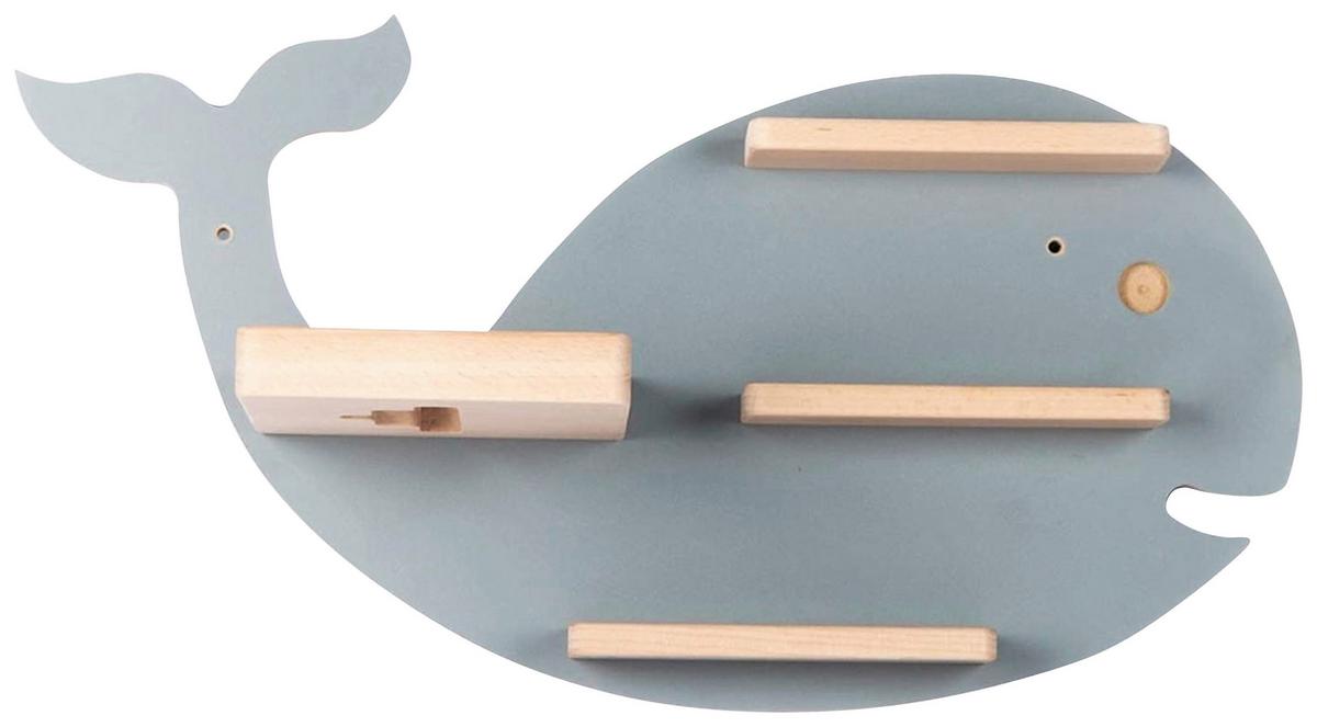 Otroška Polica Boarti, Siva - siva, Moderno, leseni material (51/29/19cm) - MID.YOU