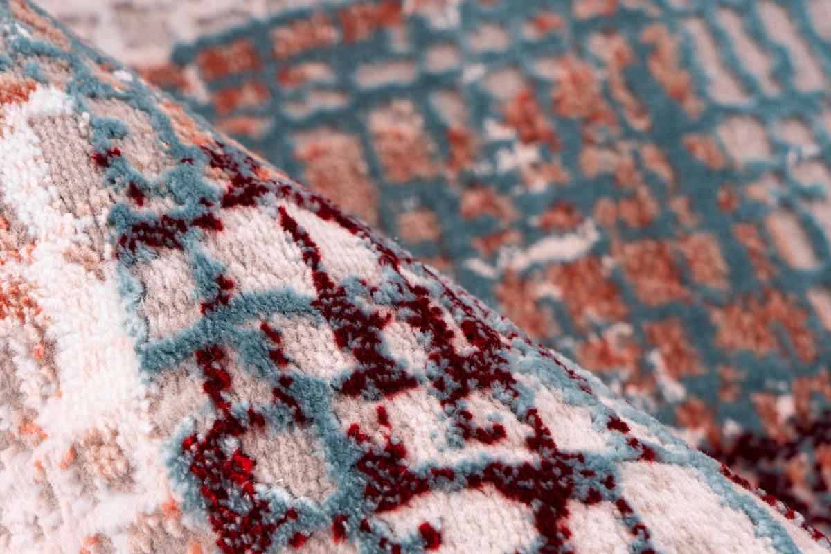Vintage-teppich 8loee-200-300 - Rosa/Grau, Design, Textil (200/300cm) - Kayoom