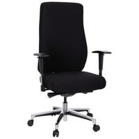 Pisarniški Stol Forcom, Črna - srebrne barve/črna, Basics, kovina/umetna masa (69/122/65cm) - MID.YOU