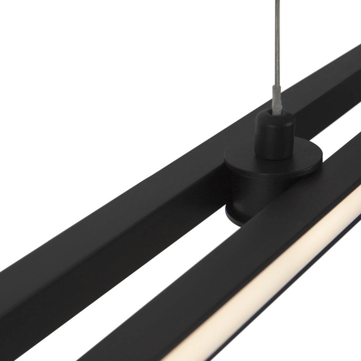 PENDELLEUCHTE HALO - Schwarz, Modern, Metall (150/1,5/15,5cm) - MAYTONI