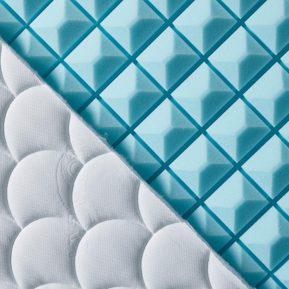 Partnermatratze Kairo KS H2/H3 ca. 160x200cm - Weiß, Textil (160/200cm) - Nadana