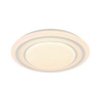 Led Mennyezeti Lámpa Giesbert - króm/fehér, Modern, műanyag/fém (55/8cm) - Premium Living