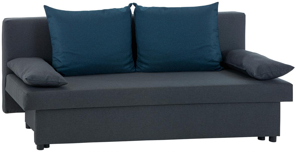 Trosjed Na Razvlačenje Neo *ph* - tamno siva/plava, Basics, tekstil/plastika (192/82/82cm) - Best Price