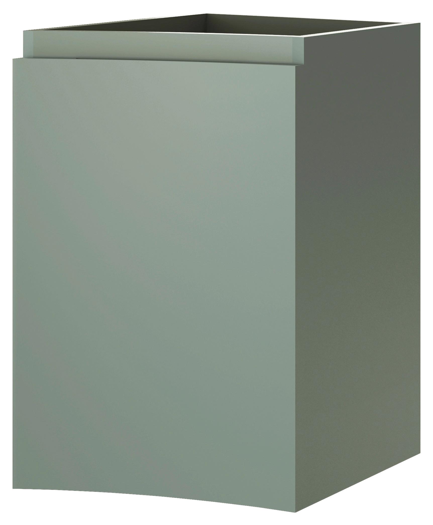 Dulap lateral Armonia - verde salvie, Modern, material pe bază de lemn (35/56/39cm)