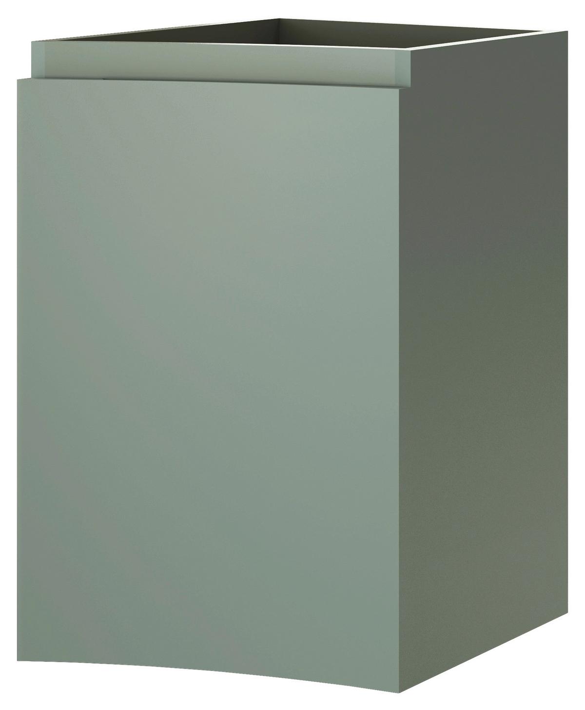 Dulap lateral Armonia - verde salvie, Modern, material pe bază de lemn (35/56/39cm)
