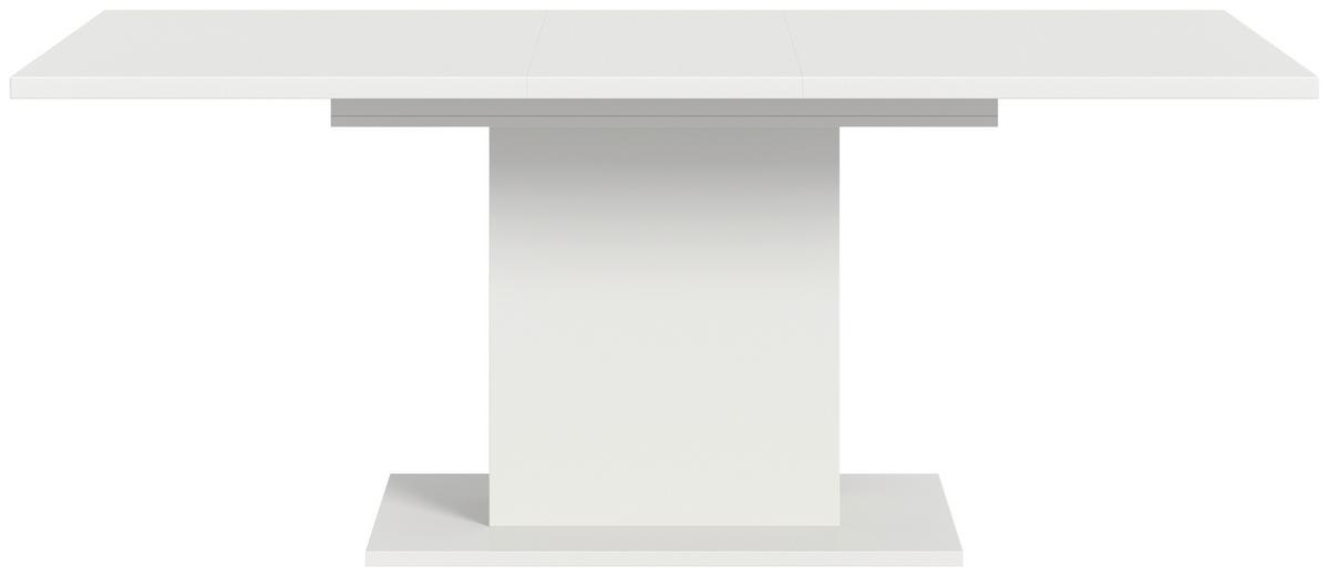 Ausziehtisch Marlon ca. 150-190x90x76 cm Weiß - Weiß, KONVENTIONELL, Holzwerkstoff (150-190/76/90cm)