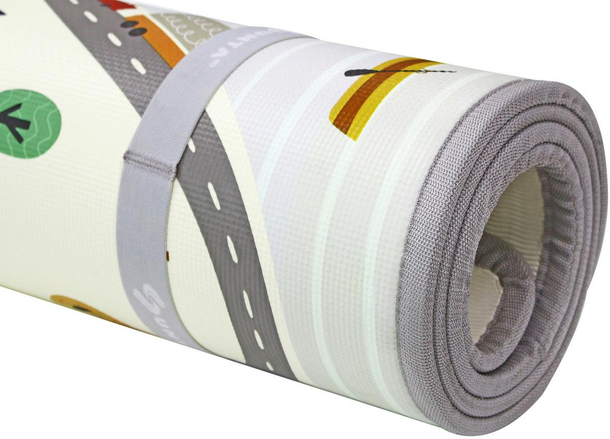 DYWAN DO ZABAWY 3051R - różnokolorowy, Basics, tworzywo sztuczne (200/120/1cm) - My Baby Lou