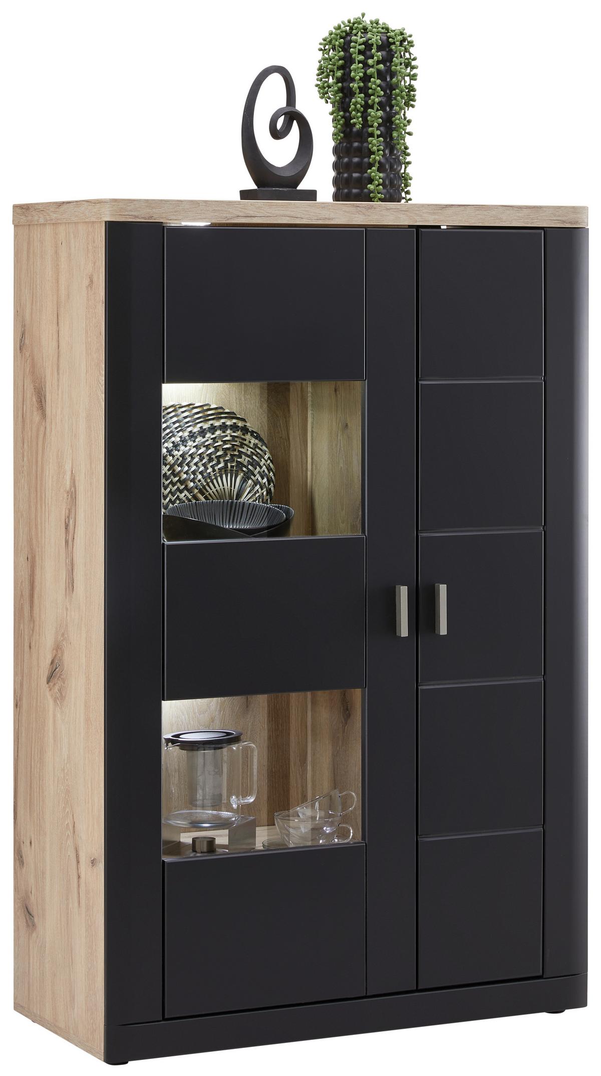 Vitrina Game - Moderno, drvni materijal (91/140/41cm)