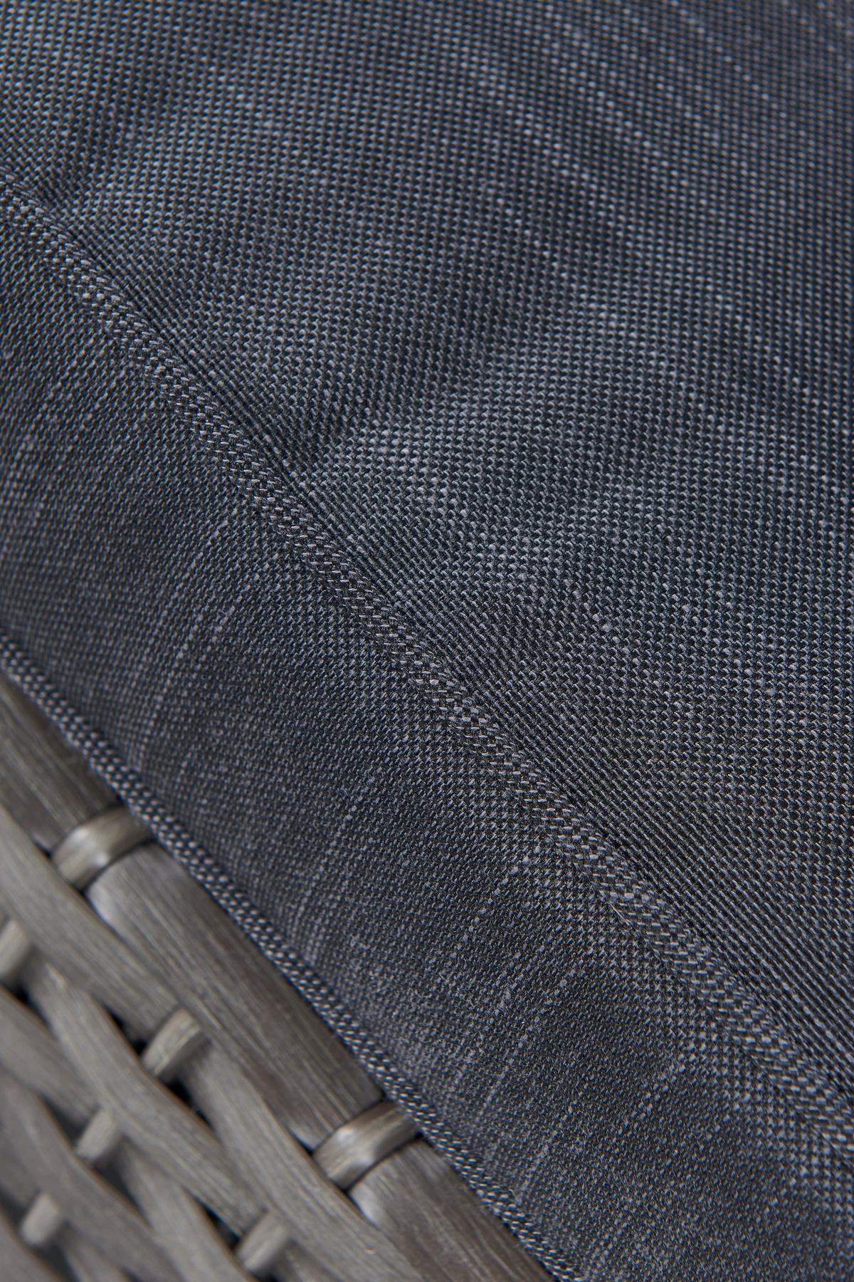 Lounge Garnitura Lisabon, Siva, Rjava, 4-Delni Set - siva/rjava, Moderno, kovina/umetna masa - Modern Living