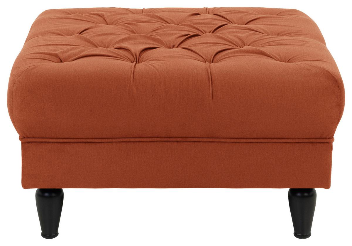 Tabure Cupido - boje hrđe/crna, Design, tekstil/drvo (82/44/82cm) - MID.YOU