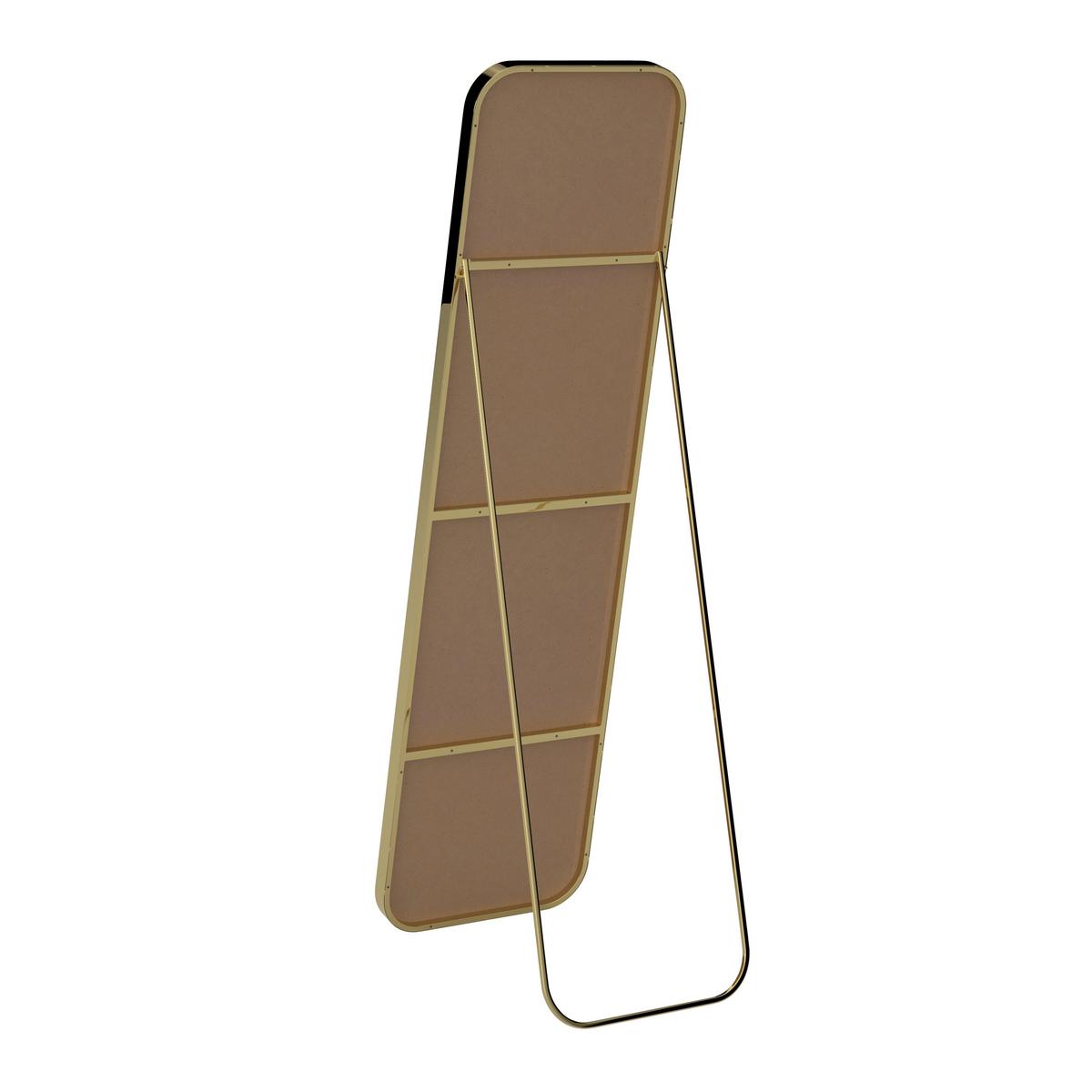 Spiegel Liv Gold ca. 41x154x68,5 cm - Goldfarben, MODERN, Glas/Metall (41/154/68,5cm) - Bessagi Home