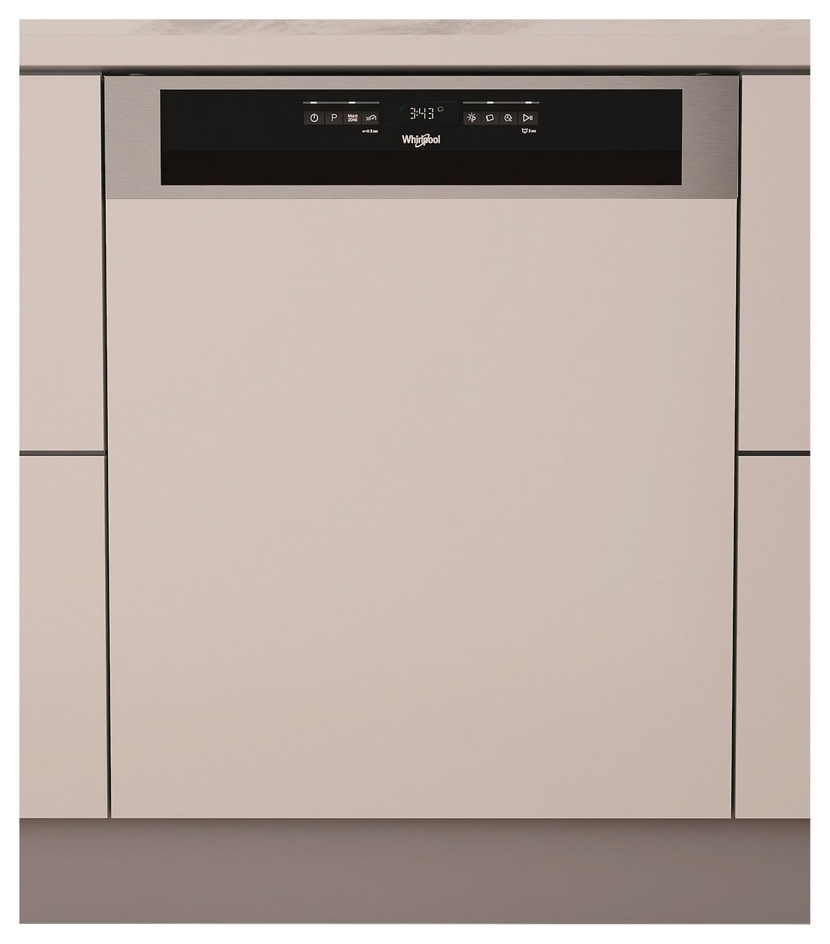 Mosogatógép Whirlpool Wbo 3t341 P X - króm, műanyag/fém (60/82/55,5cm) - Whirlpool