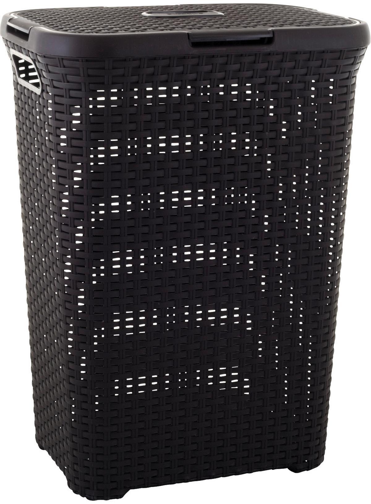 Szennyestartó Űrtartalom: Kb. 60l - sötétbarna, Konventionell, műanyag (34,1/61,5/44,8cm) - Curver