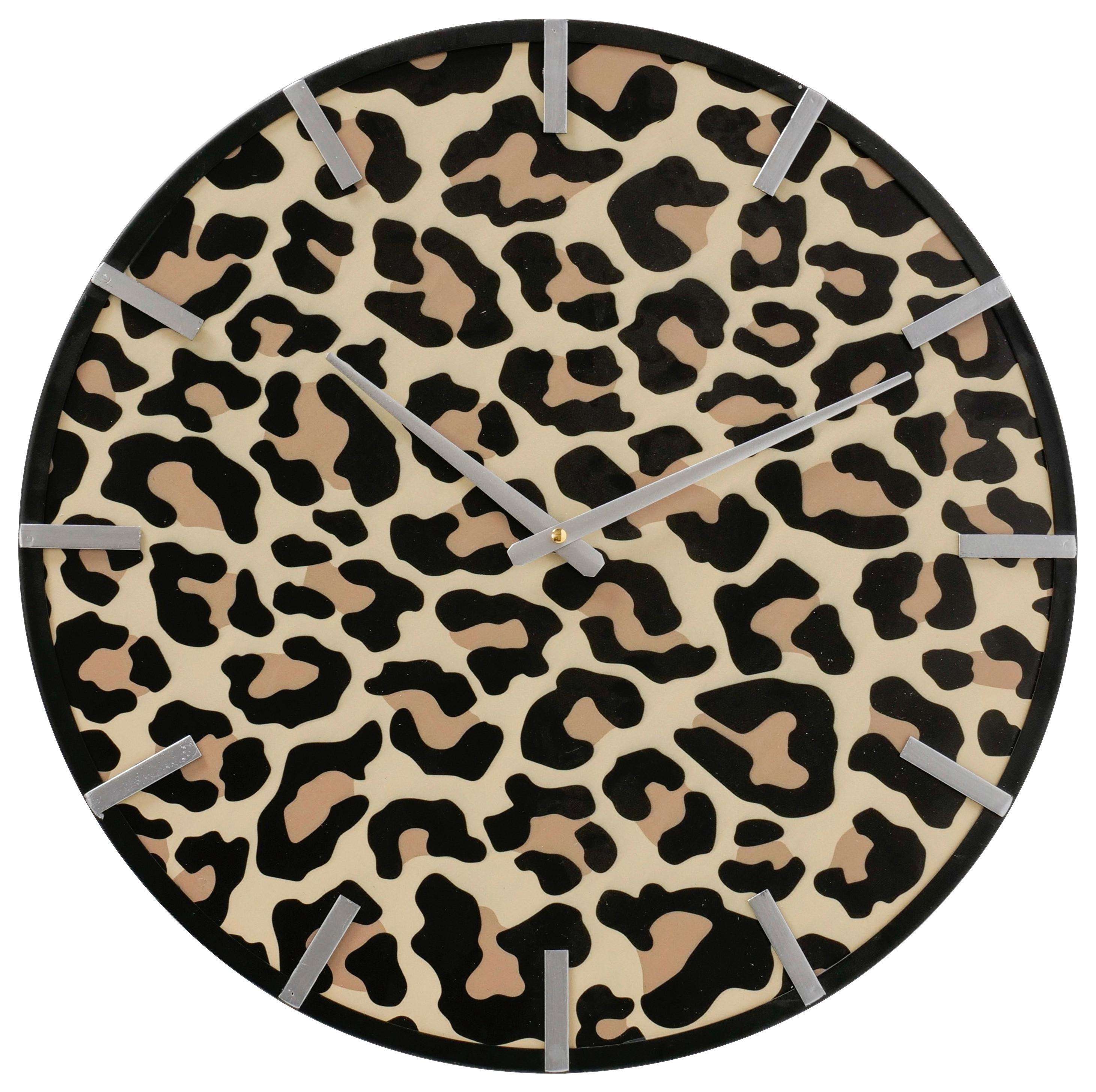 Wanduhr Leony II Multicolor  Ø ca. 50cm - Hellbraun/Goldfarben, Basics, Metall (50cm) - Mömax