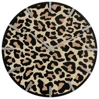 Wanduhr Leony II Multicolor  Ø ca. 50cm - Hellbraun/Goldfarben, Basics, Metall (50cm) - Mömax