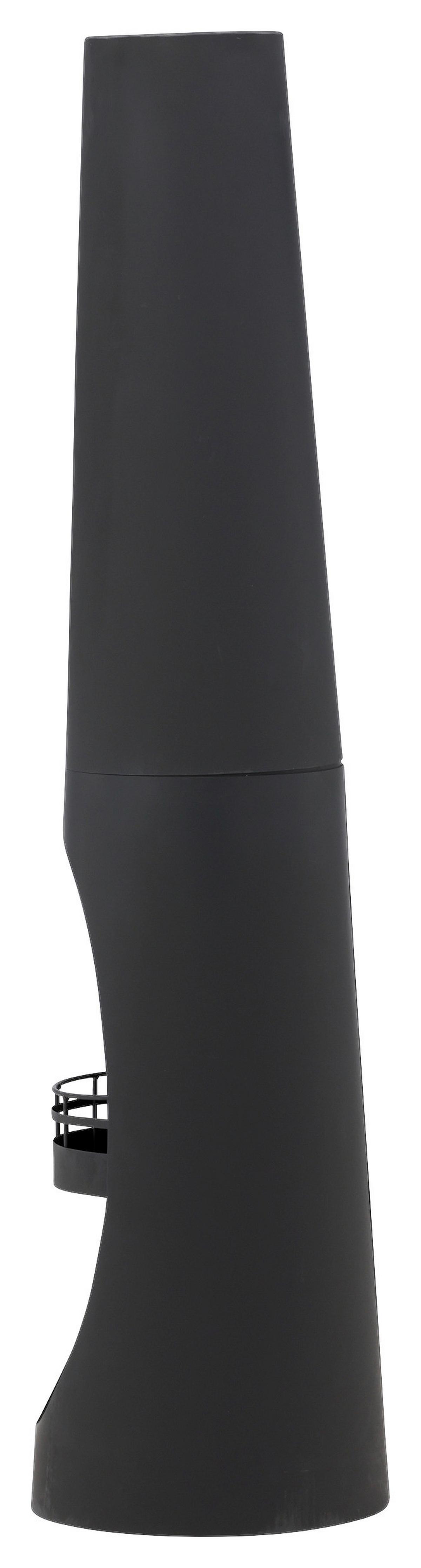 Feuerstelle Bastian ca. 33x135x33 cm Schwarz - Schwarz, KONVENTIONELL, Metall (33/135/33cm) - Gardenson