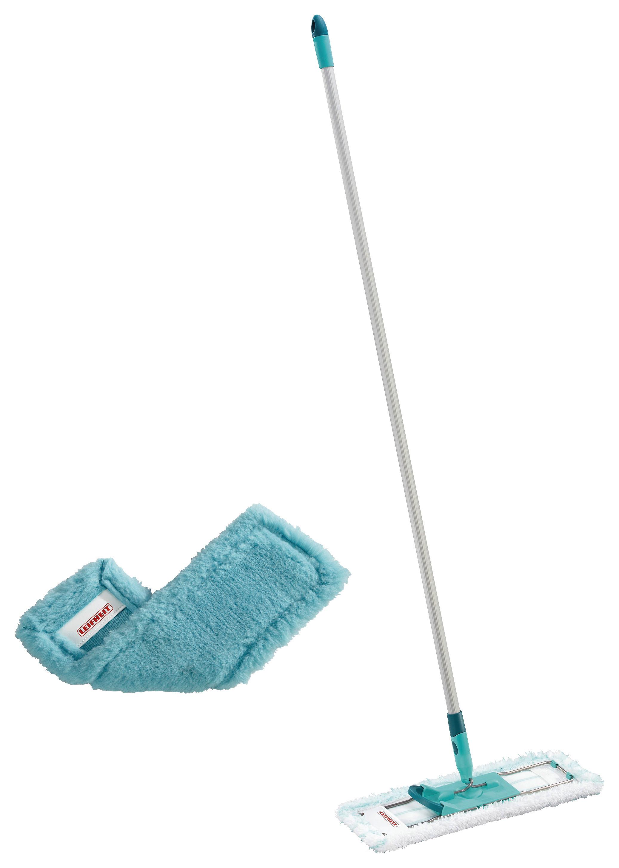 MOP DO MYCIA PODŁÓG 55172 - turkusowy, Basics, tworzywo sztuczne/tkanina (42/146cm) - Leifheit