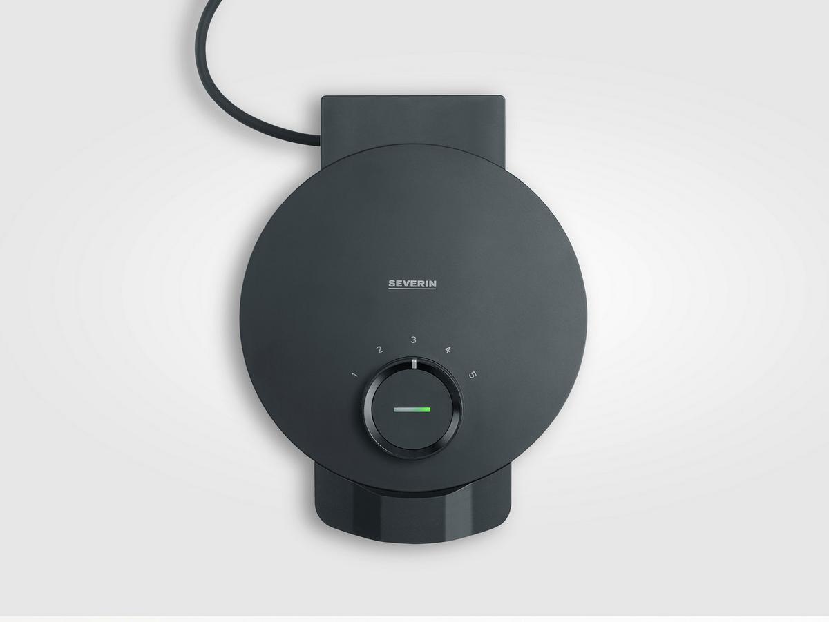 GOFROWNICA WA2116 - czarny, Modern, tworzywo sztuczne/metal (24,8/10/19,4cm) - Severin