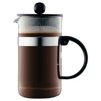 Kaffeebereiter Bodum-Bistro Schwarz ca. 0,35l - Schwarz, KONVENTIONELL, Glas/Kunststoff (11/18/8cm) - Bodum