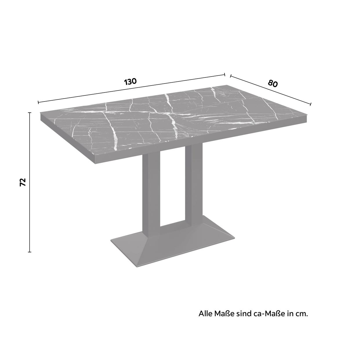 Dining-Loungeset Polly Schwarz Outdoorstoff/Metall - Hellgrau/Schwarz, MODERN, Kunststoff/Textil - Bessagi Garden