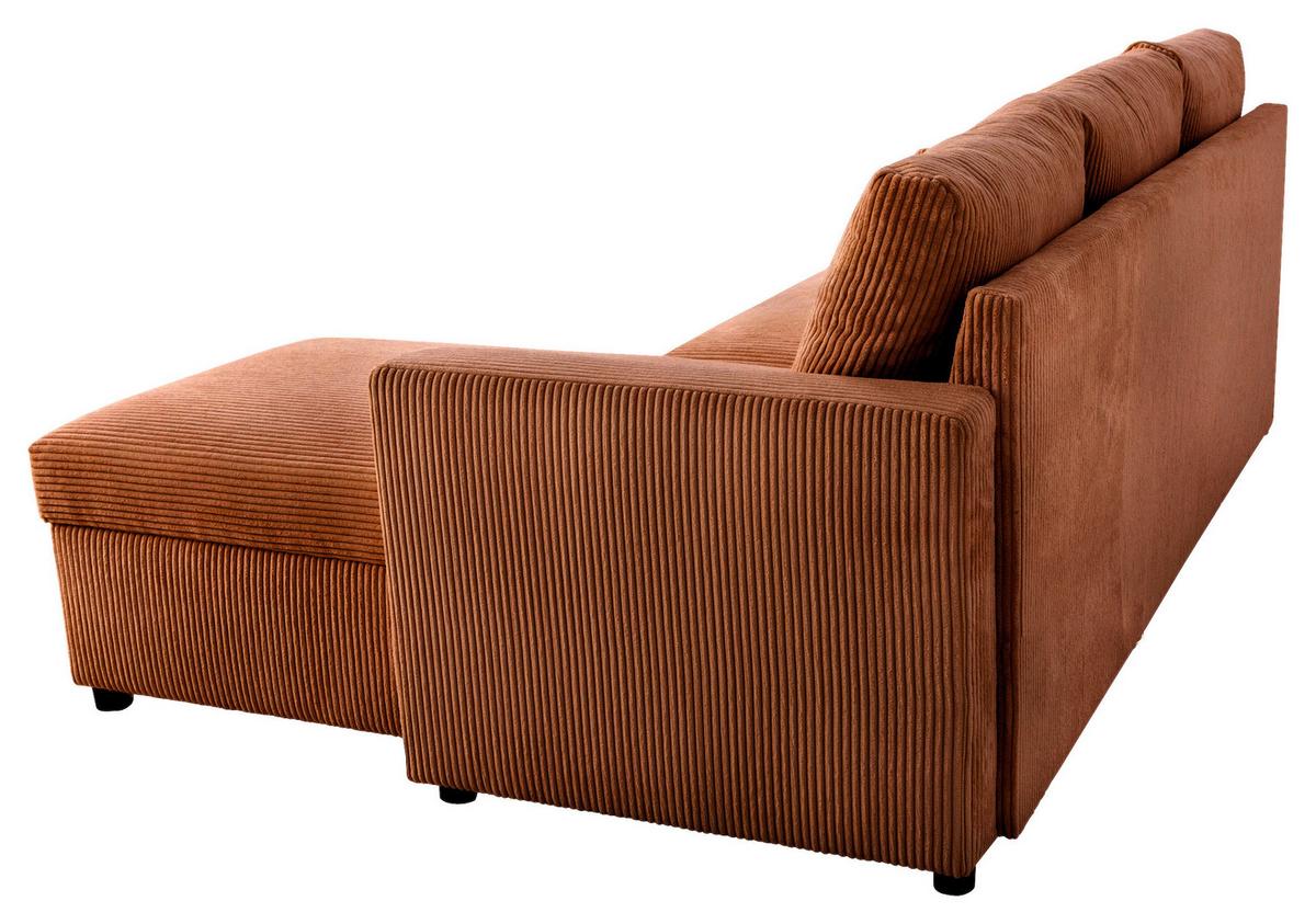 Coltar PARIS - teracotă, Basics, lemn/metal (215/145cm)