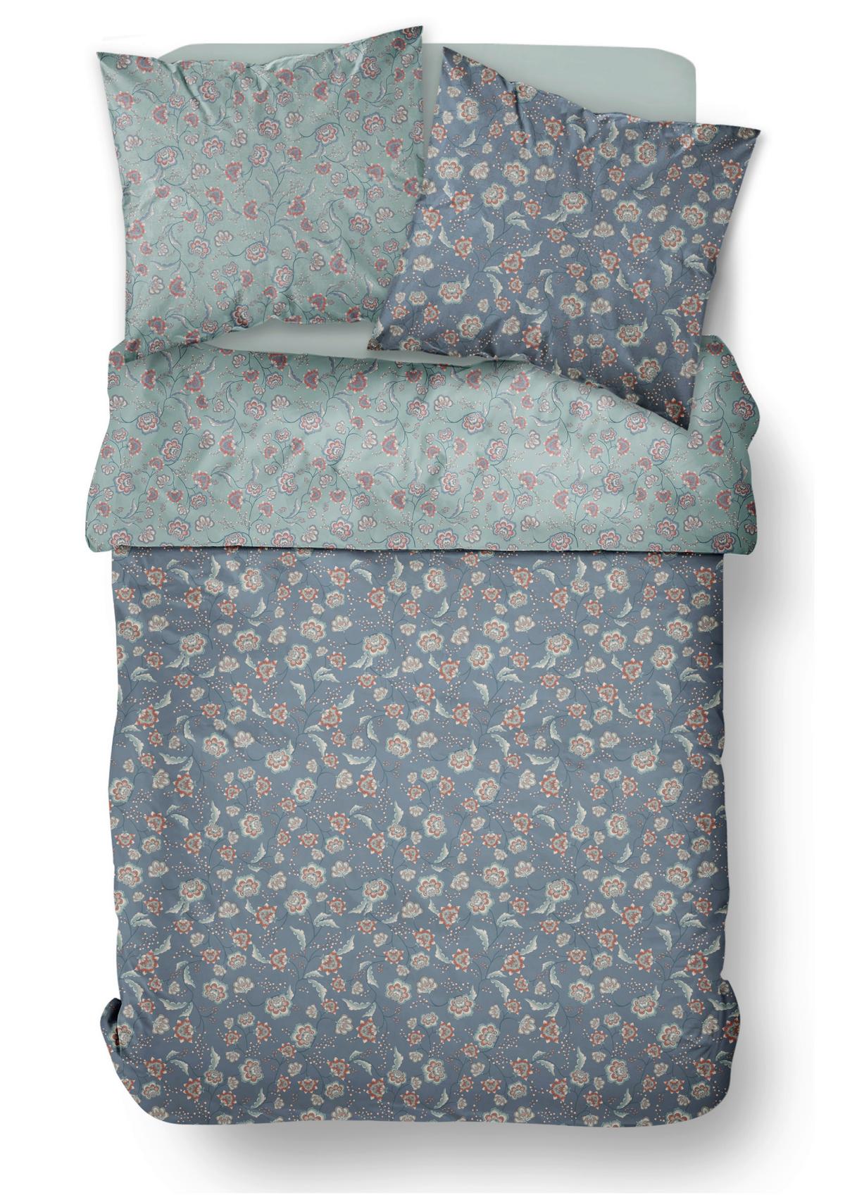 Posteljina Lauren Xxl 200x200/2x60x80cm - plava, tekstil (200/200cm)