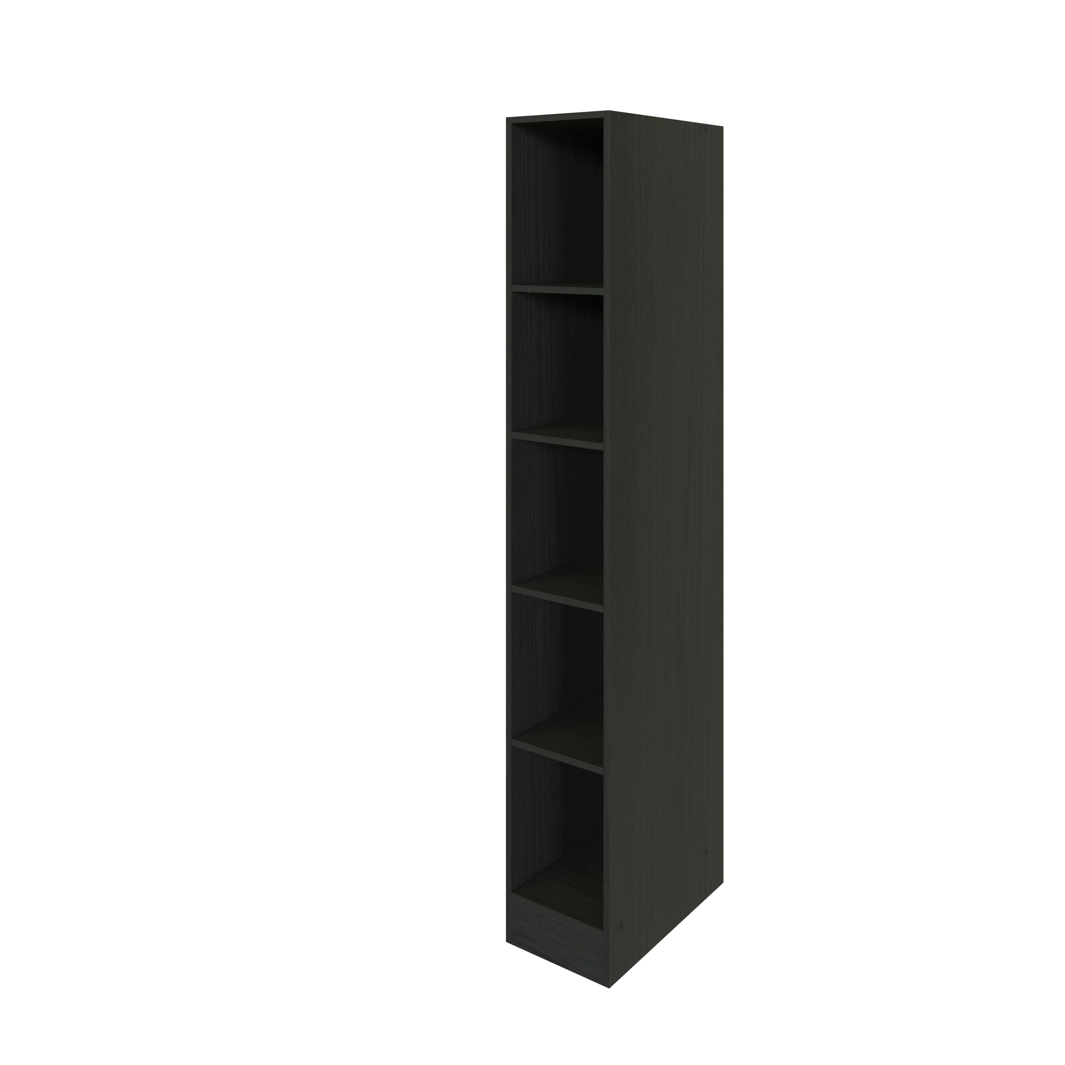 Held Regal ca. 30 cm Anthrazit - Anthrazit, MODERN, Holzwerkstoff (30/200/60cm) - Held