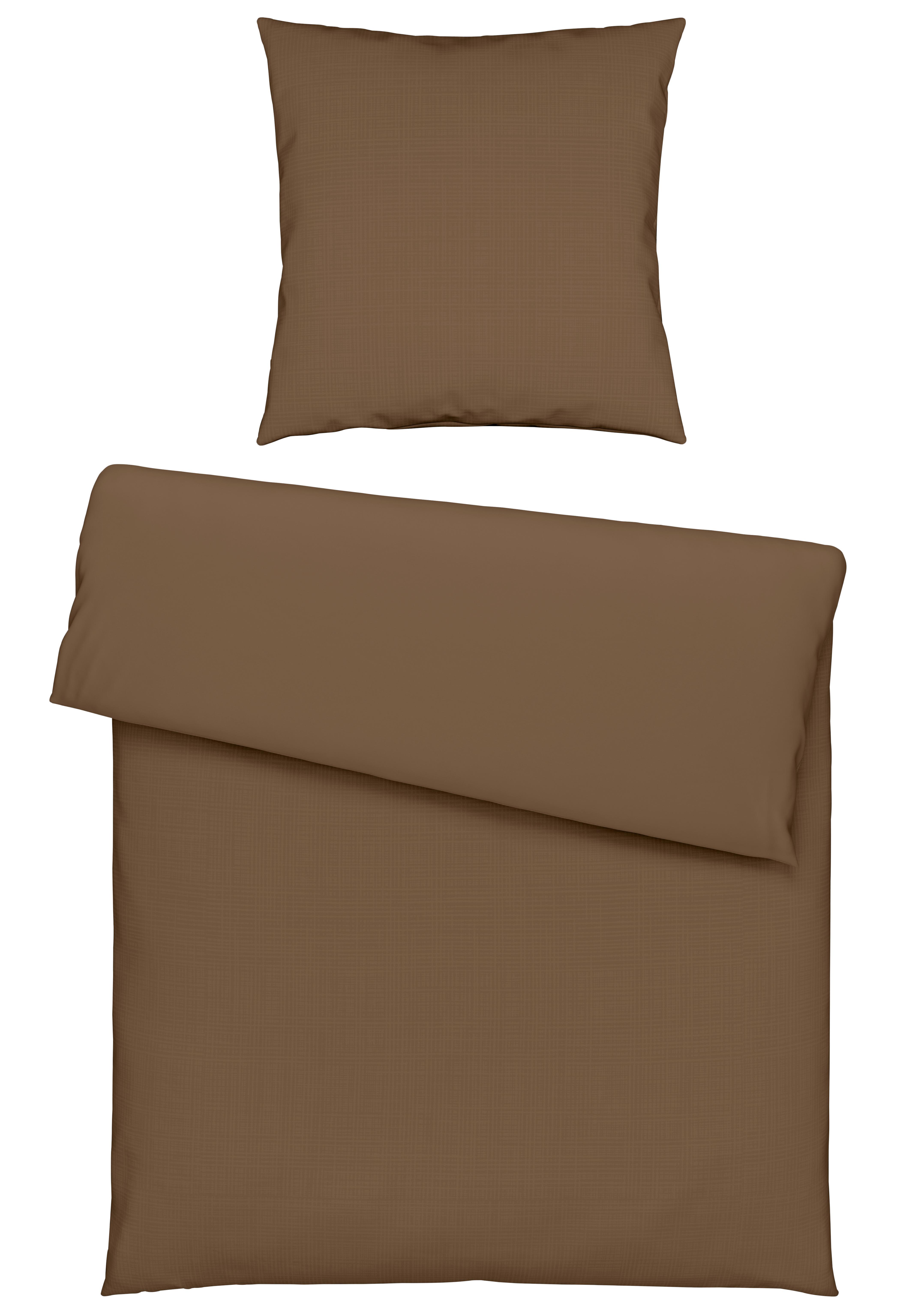Bettwäsche Melania Braun ca. 135x200cm - Braun, LIFESTYLE, Textil (135/200cm) - Mömax