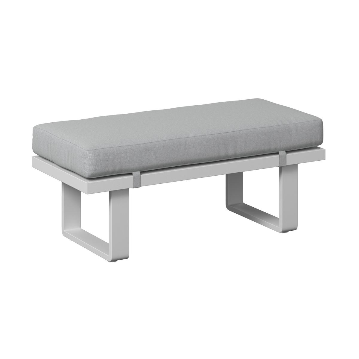 Dining-Loungeset Leandra Hellg Outdoorstoff/Metall/Polywood - Dunkelgrau/Hellgrau, MODERN, Kunststoff/Textil - Bessagi Garden