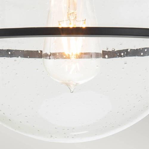 Stropna Svjetiljka Somerset - crna, Design, staklo/metal (28.2/31.8cm) - Elstead Lighting