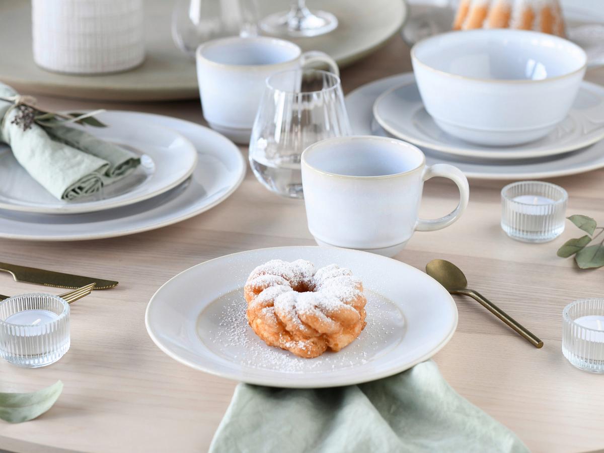 Kombiservice 23670, 12-teilig - Weiß, Basics, Keramik - Creatable