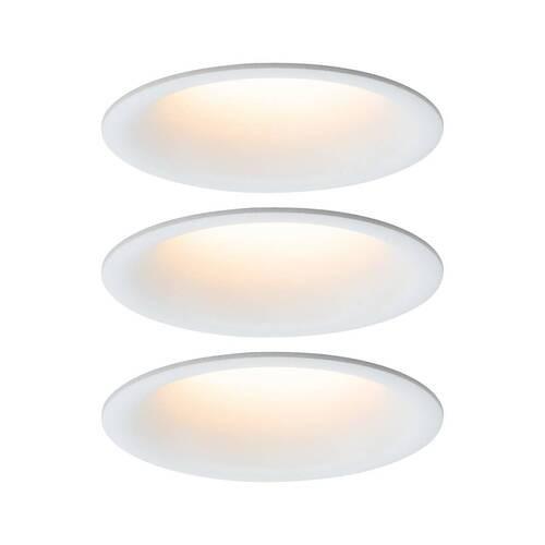 Deckenleuchte Cymbal in Weiß max. 3x6,5 Watt - Weiß, Design, Kunststoff (7,7/5cm) - Paulmann