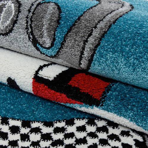 Kinderteppich Kids Blau Ø ca. 160cm - Blau, Trend, Textil (160cm) - Ben'n'jen