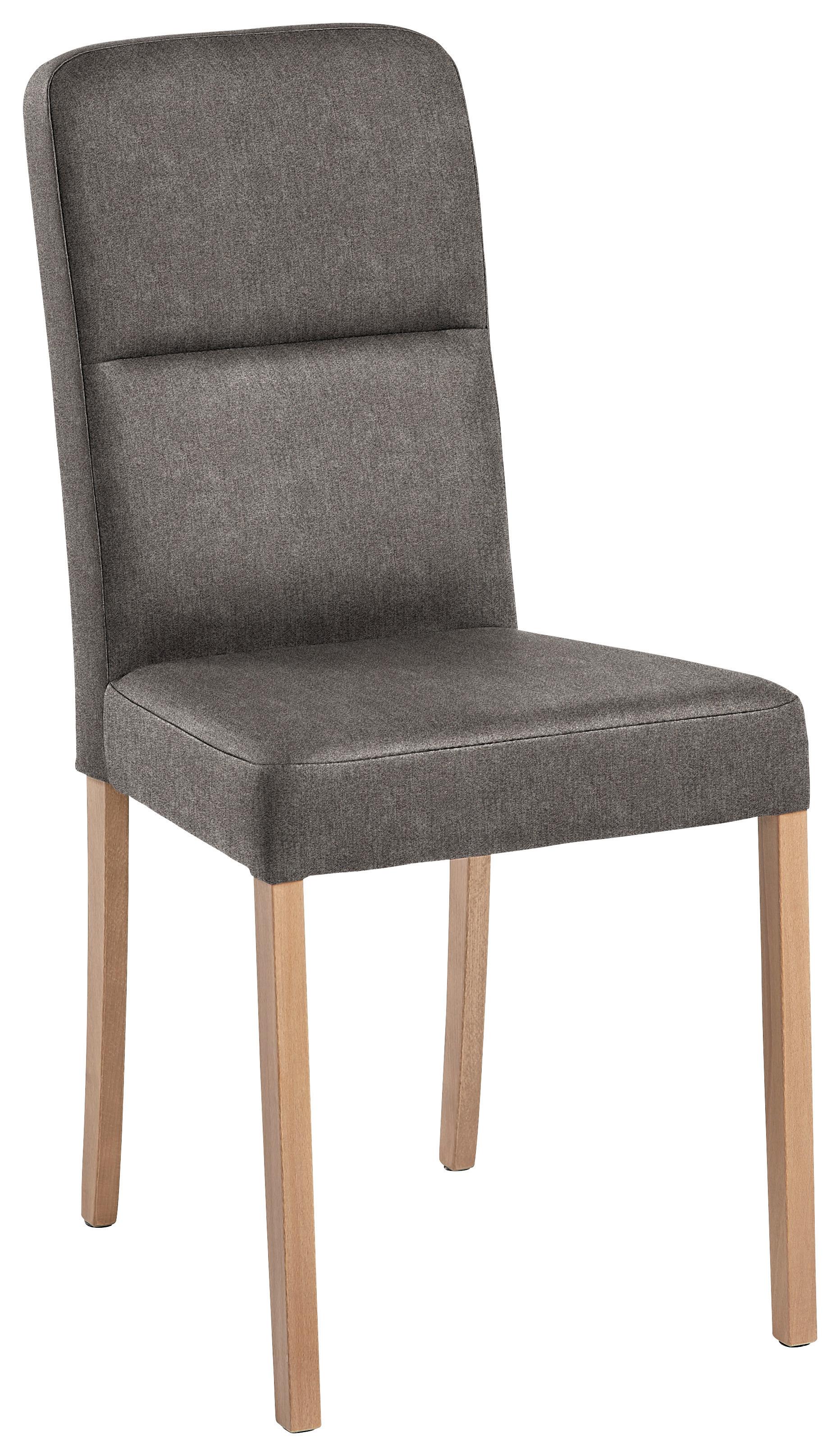 Stuhl Solar in Braun - Eichefarben/Braun, Basics, Holz/Textil (45/90/55cm) - Based