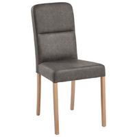 Stuhl Solar in Braun - Eichefarben/Braun, Basics, Holz/Textil (45/90/55cm) - Based